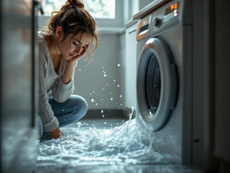 Causas comunes de fugas de agua en lavadoras