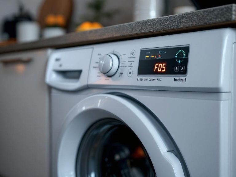 Error F05 en lavadora Indesit: qué significa y cómo solucionarlo